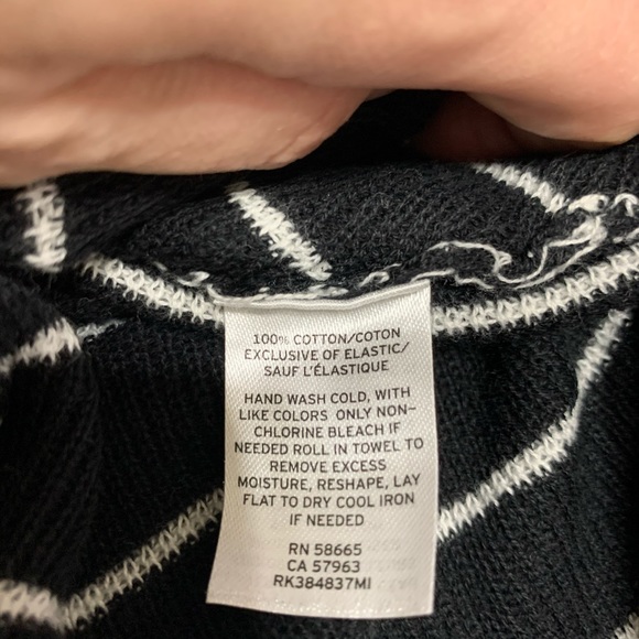 Abound Striped Wrap Sweater - Picture 4 of 4